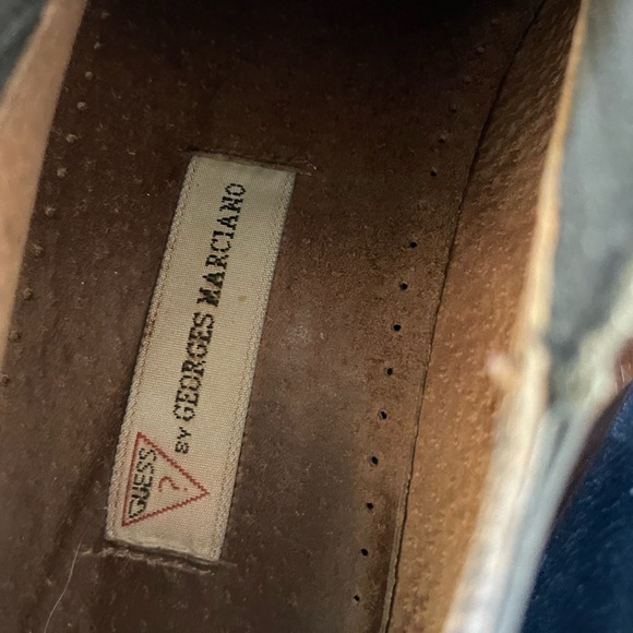 Black Leather Booties by Guess 8.5 - Picture 3 of 9